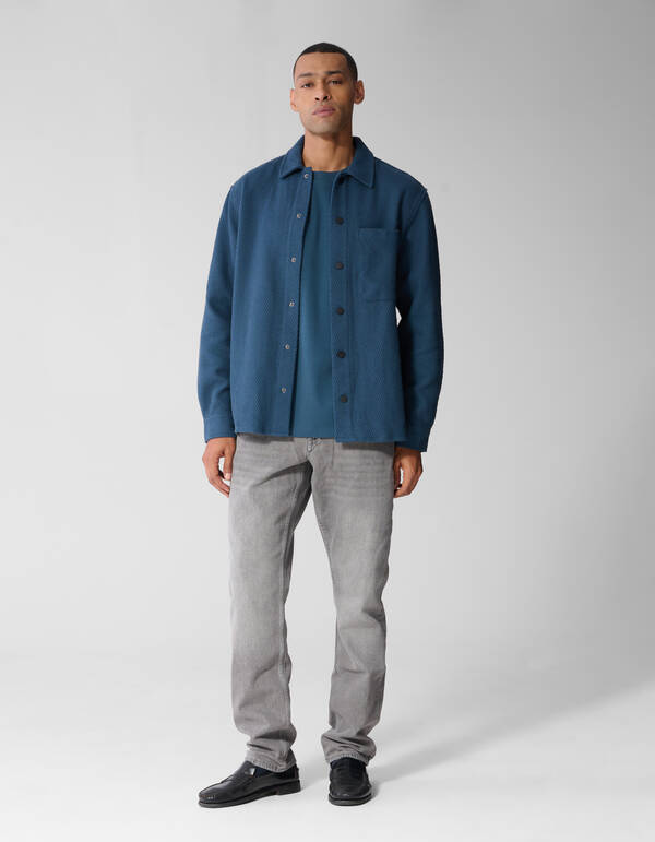Relaxed Heavy Keper Jacke Blau SHOEBY MEN
