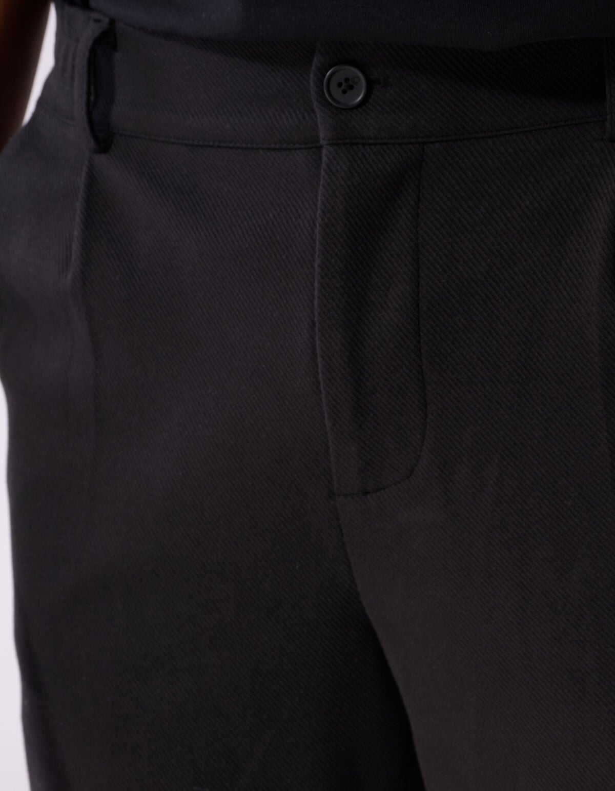 Strukturhose Schwarz SHOEBY MEN