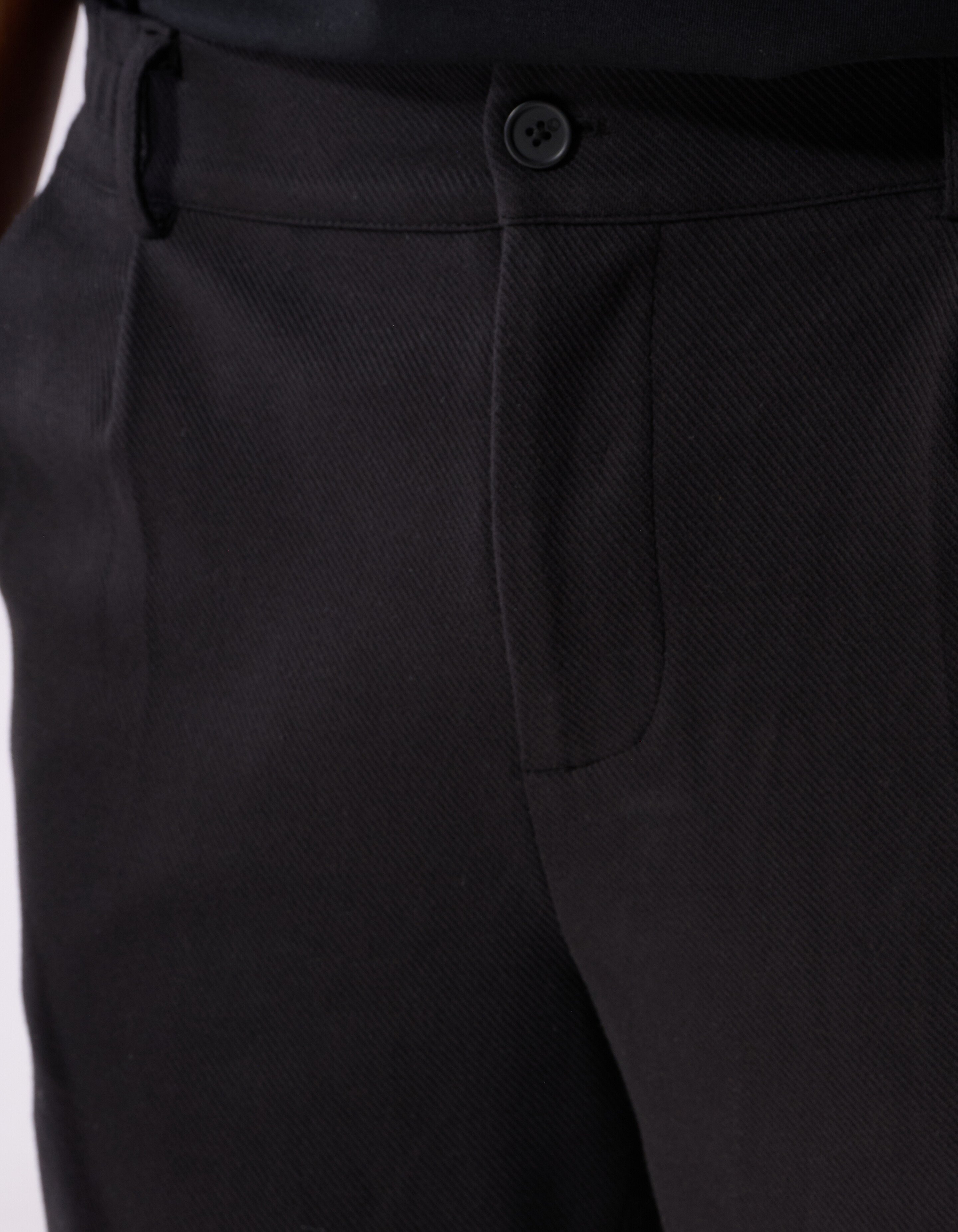 Strukturhose Schwarz SHOEBY MEN