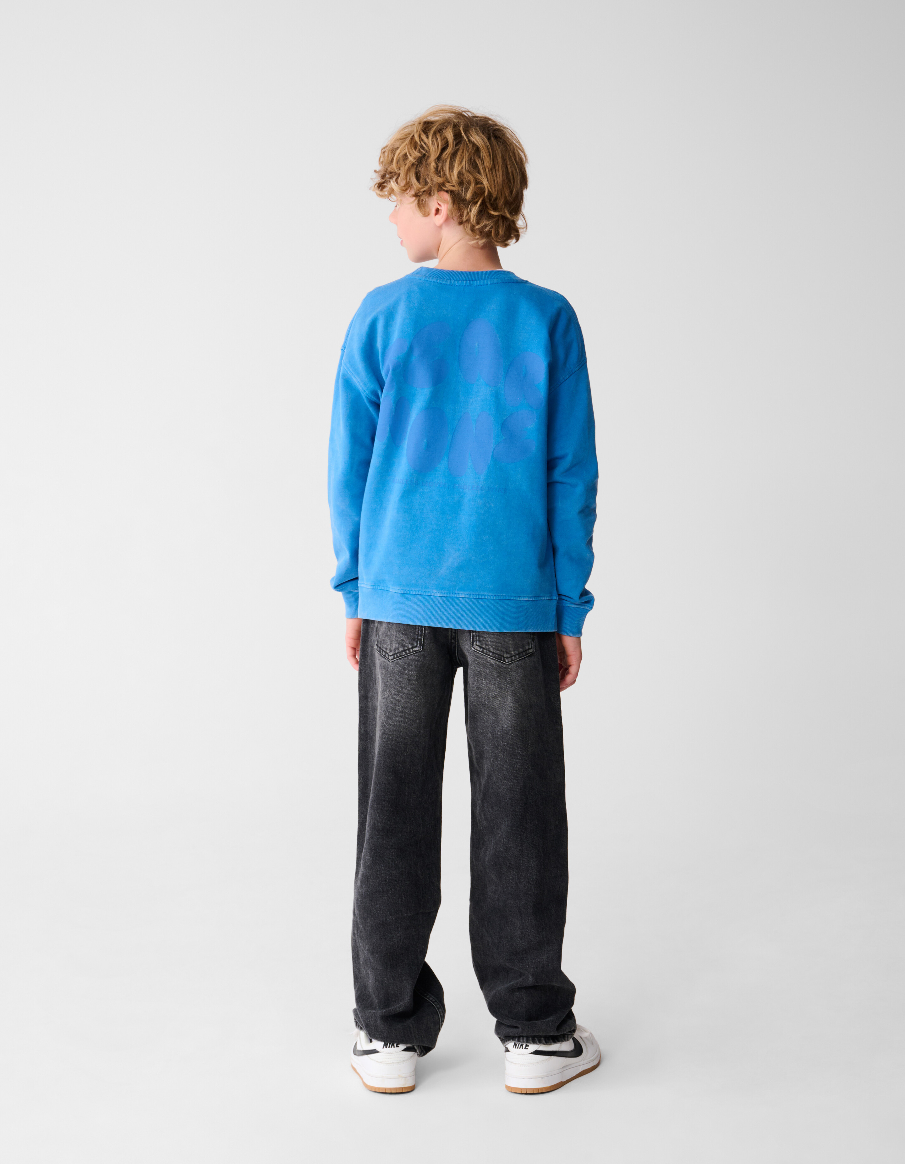 Fear None Artwork Pullover Blau SHOEBY BOYS