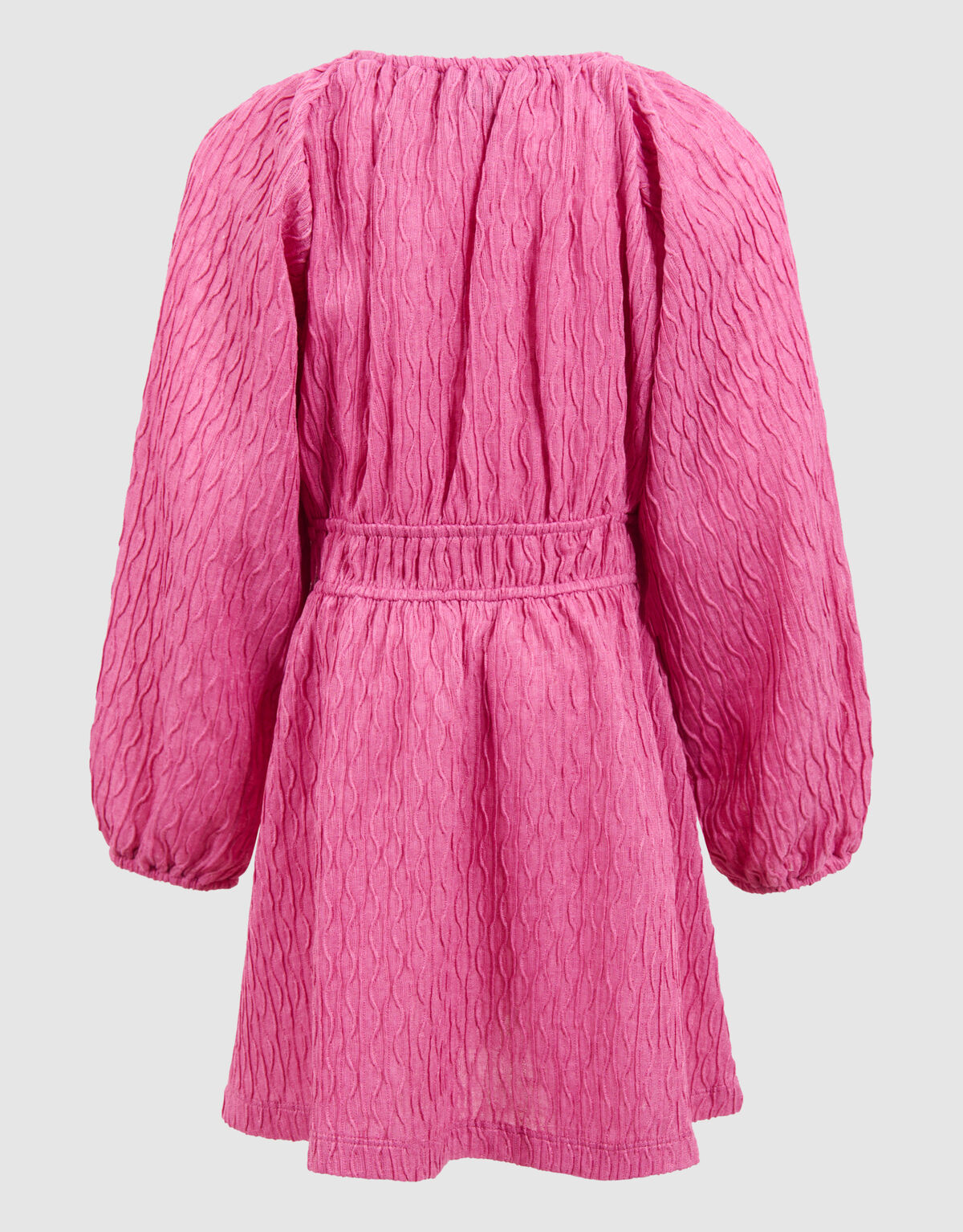Kleid mit gewellter Textur Rosa SHOEBY GIRLS