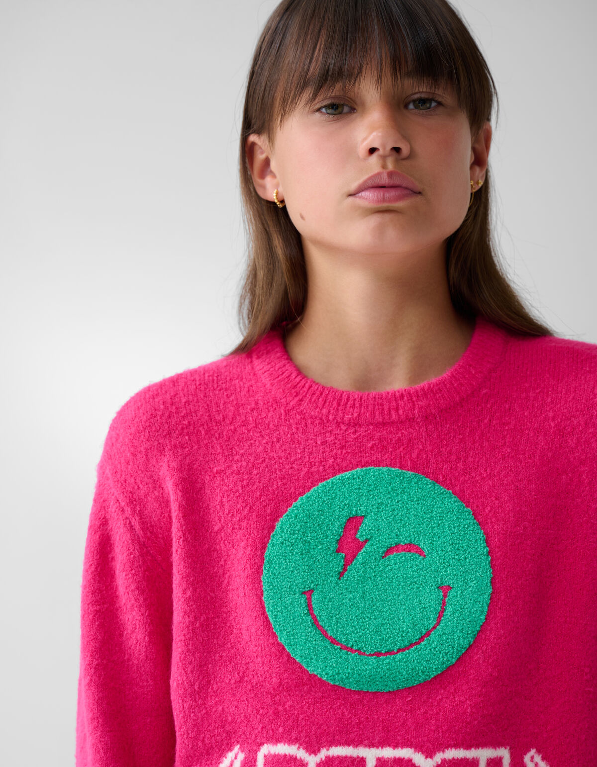 Frottee-Pullover Rosa SHOEBY GIRLS