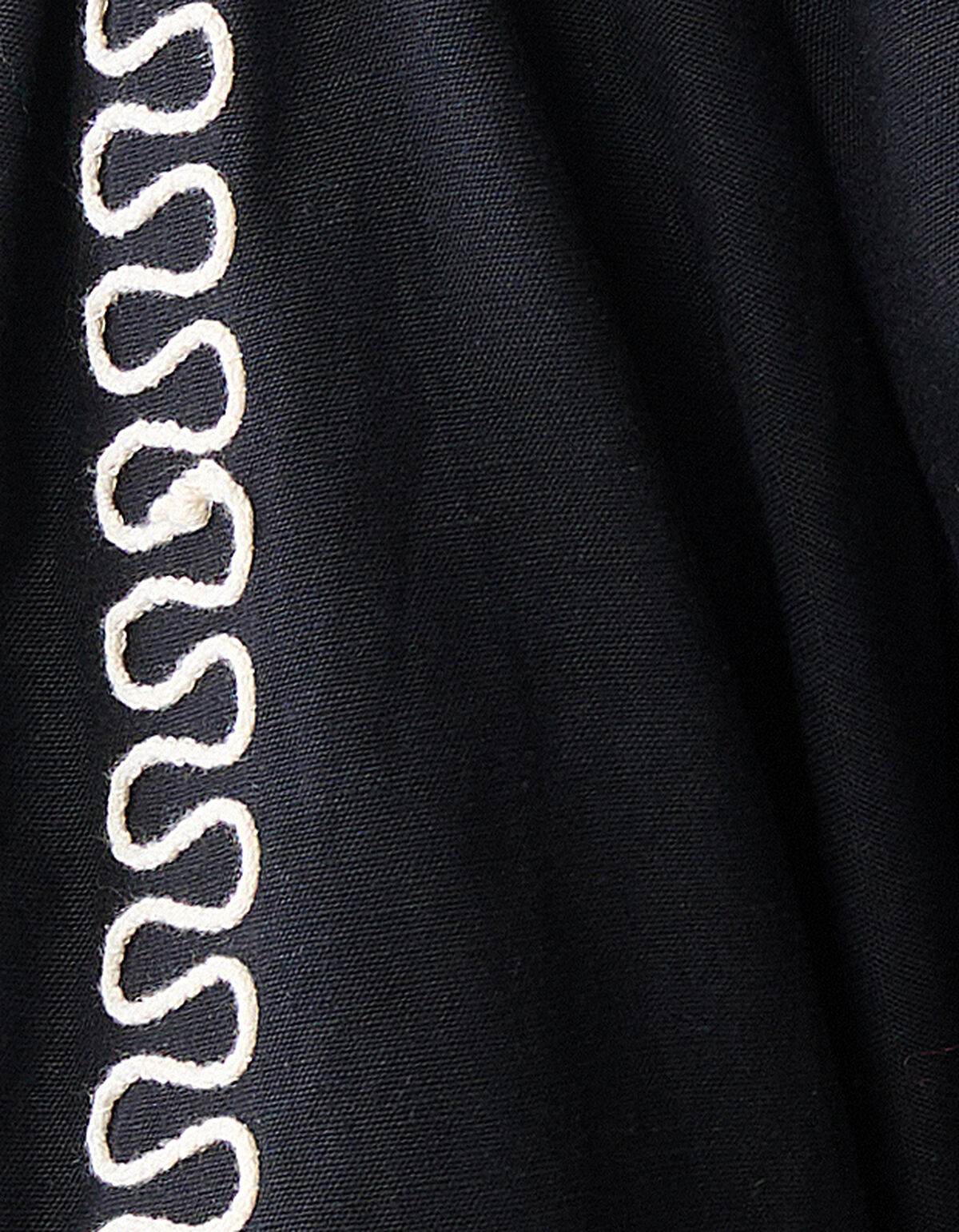 Besticktes Cropped Top Schwarz SHOEBY WOMEN