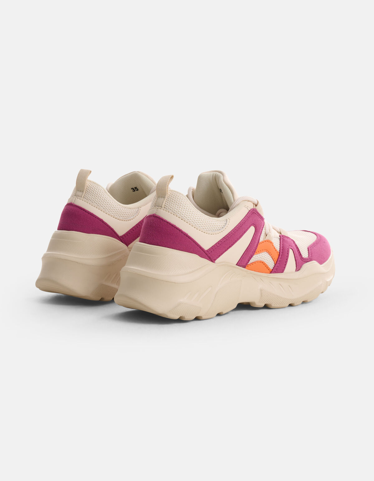 Colourblock Sneaker Off White SHOEBY SHOES