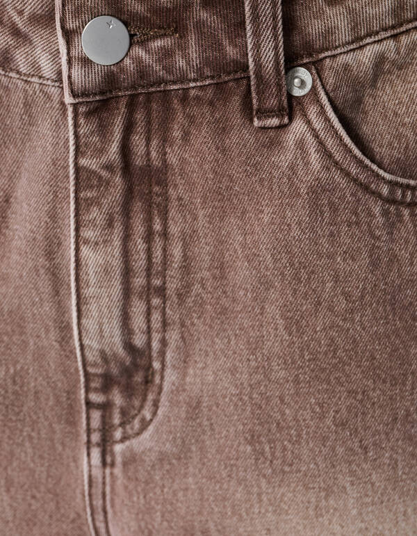 Braune Jeansshorts SHOEBY WOMEN