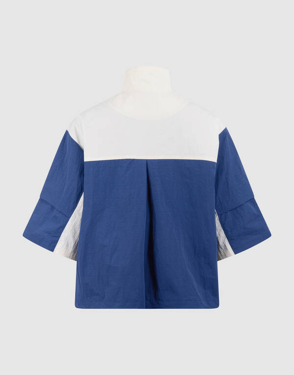 &Uuml;bergro&szlig;e sportliche Trainingsjacke Dunkelblau SHOEBY WOMEN