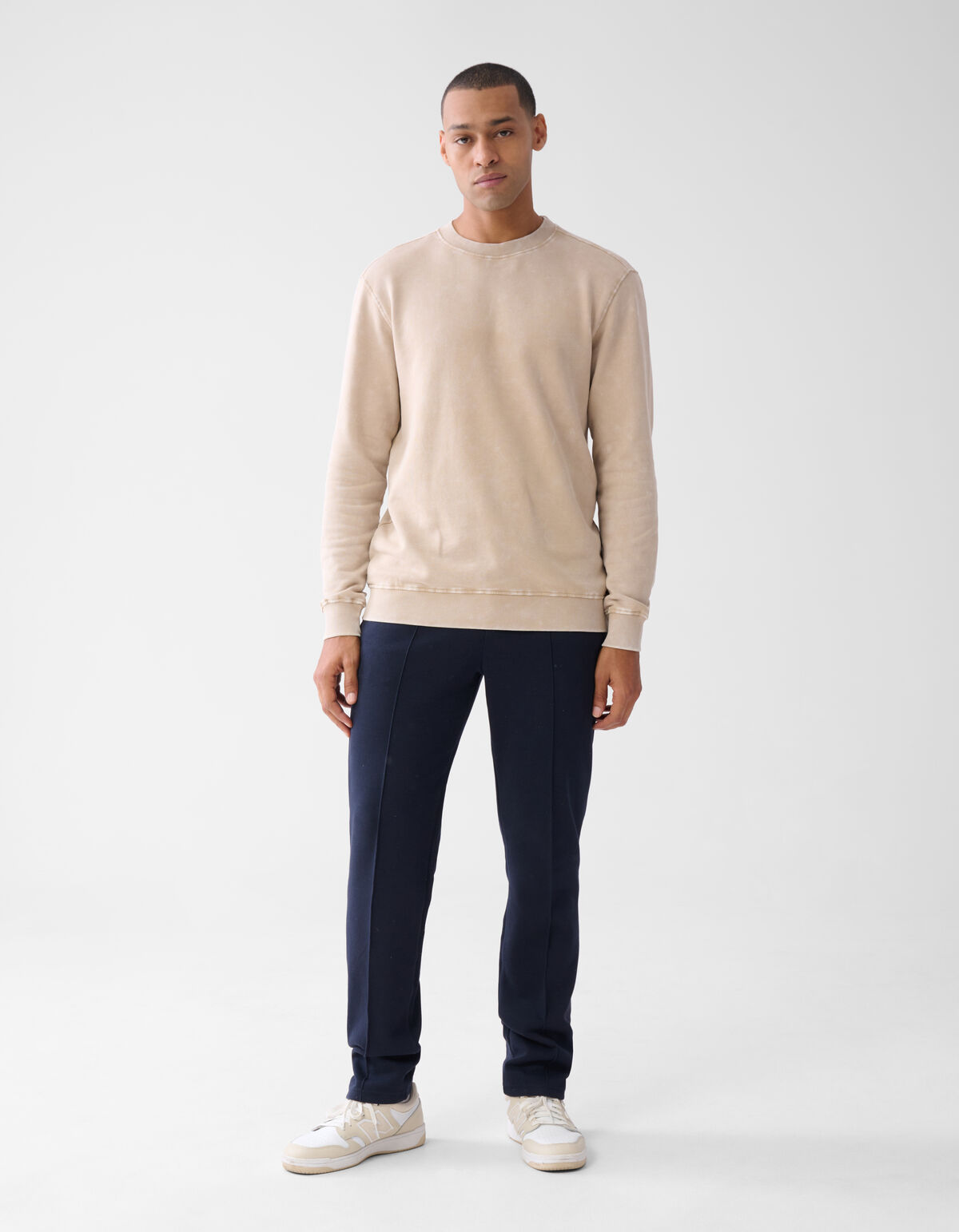 Piqué Hose Dunkelblau SHOEBY MEN