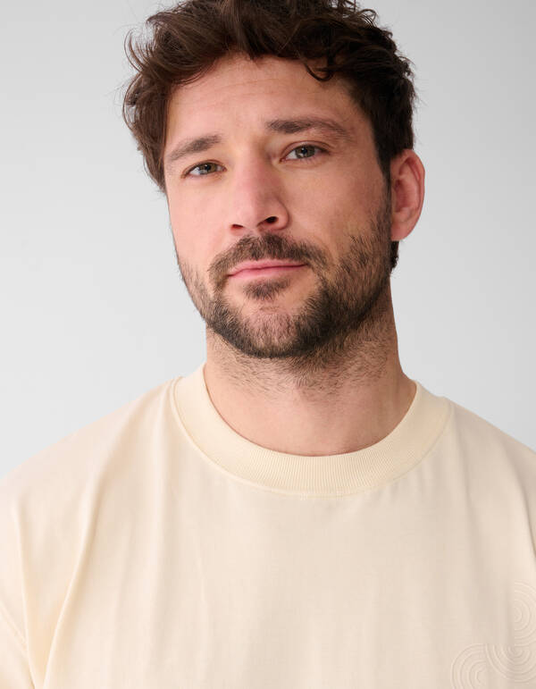 Organic Artwork T-Shirt Hellgelb SHOEBY MEN