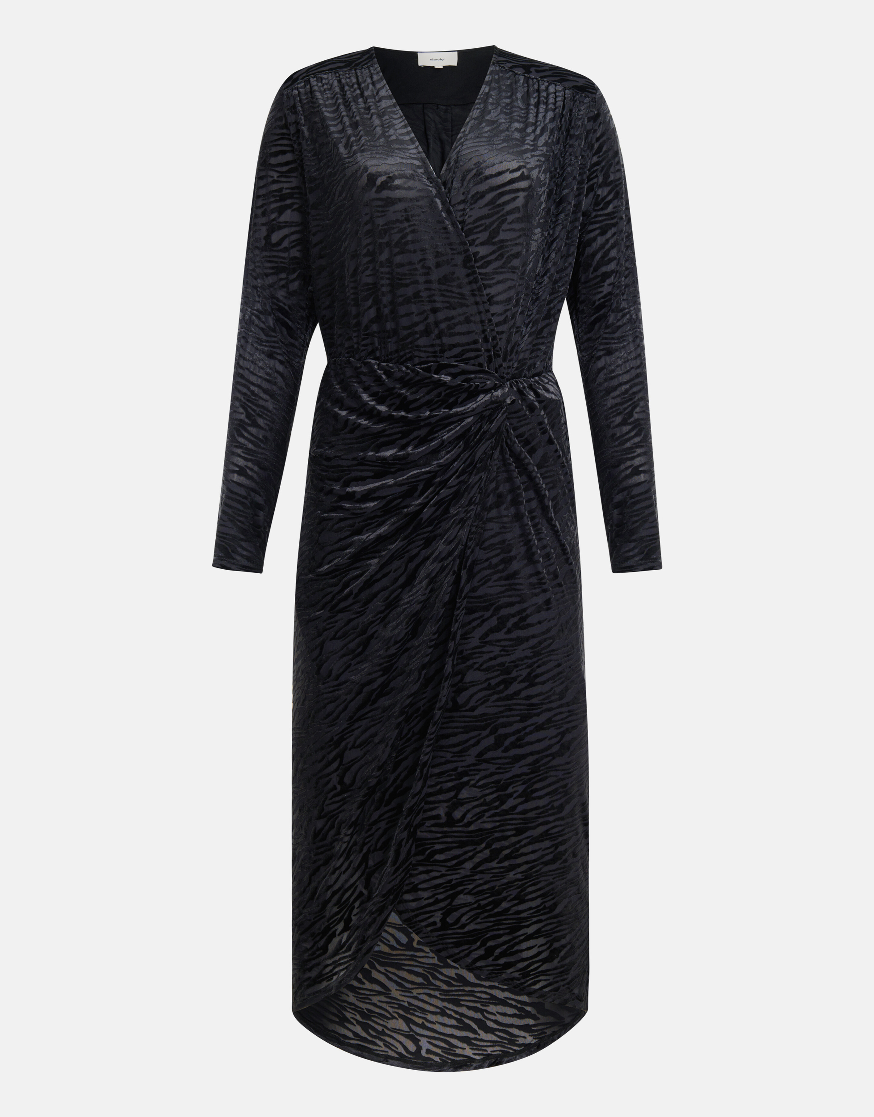 Zebramuster Kleid Schwarz SHOEBY WOMEN