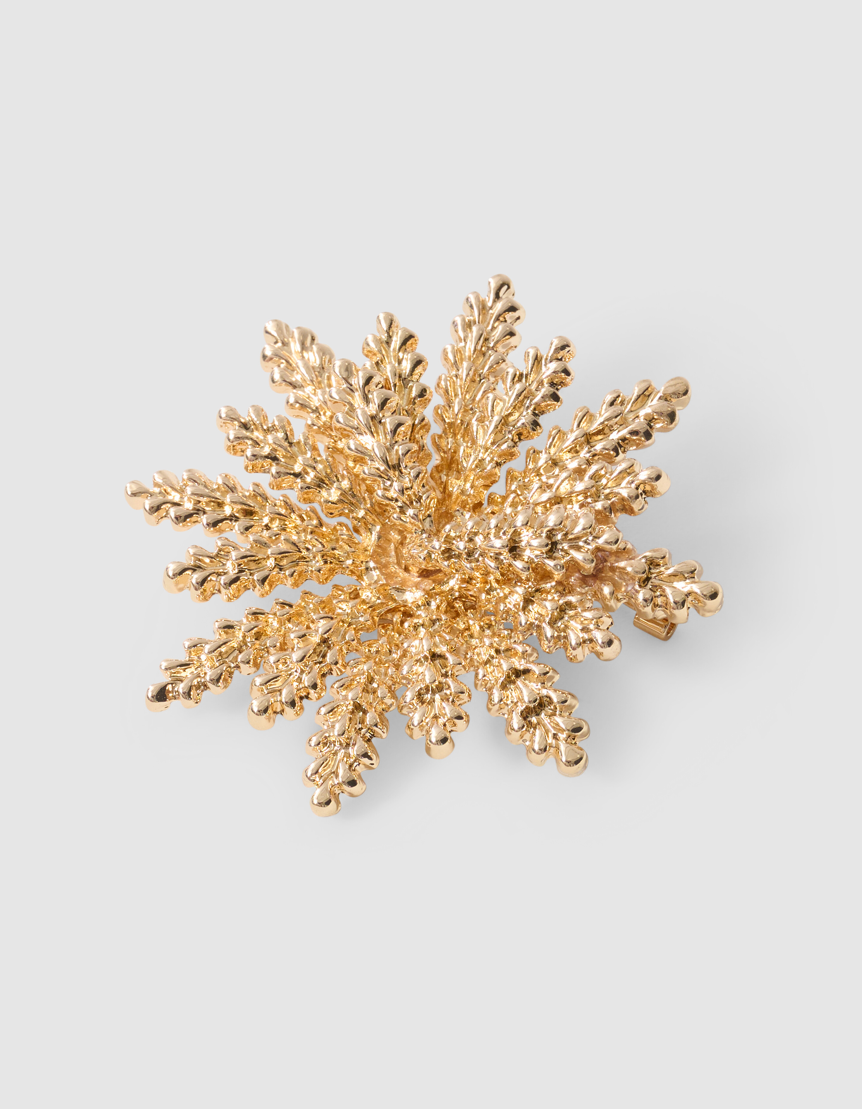 Palmenblüten-Brosche Gold SHOEBY ACCESSOIRES