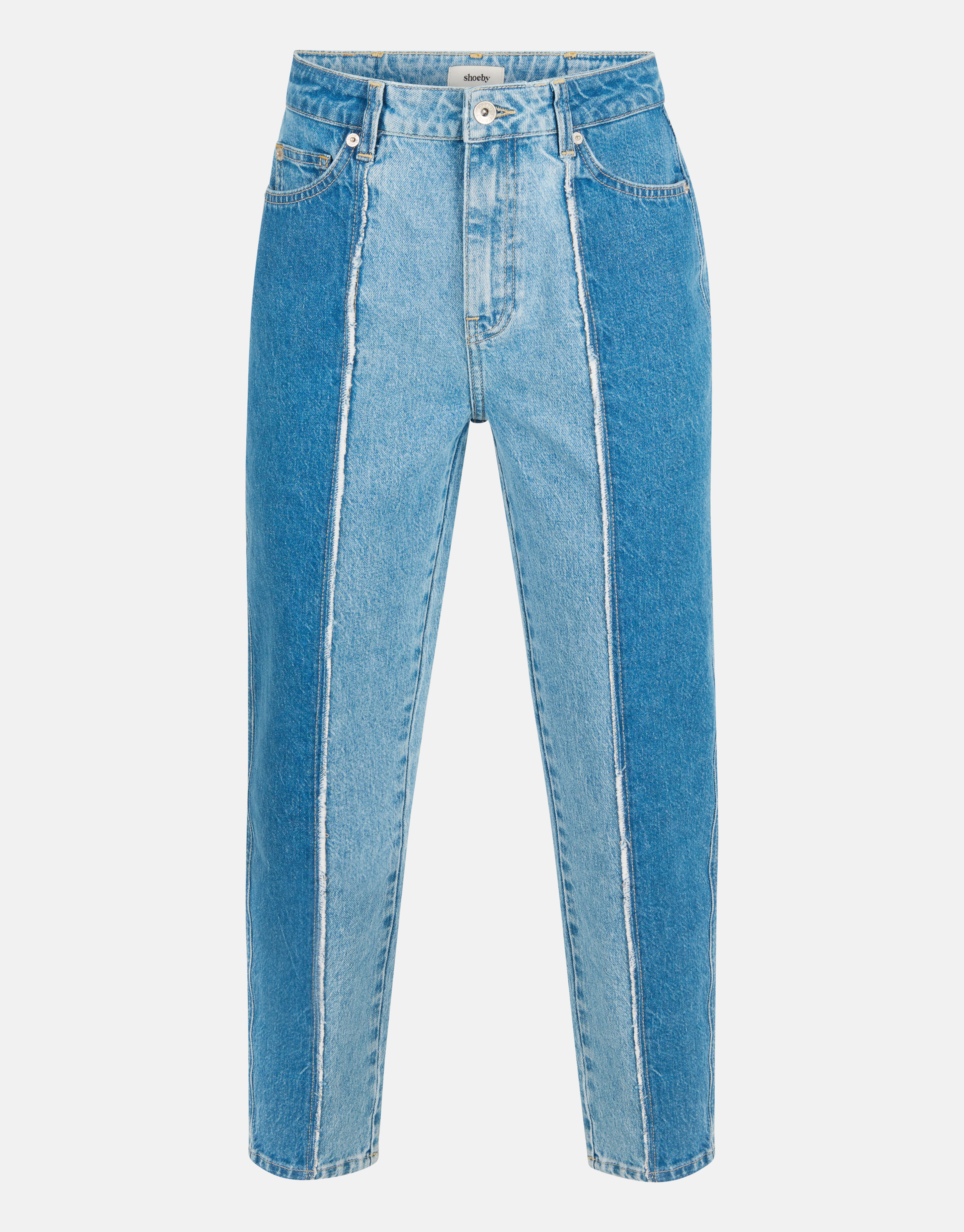 Zweifarbige Denim-Jeans Mediumstone Länge 28 SHOEBY WOMEN