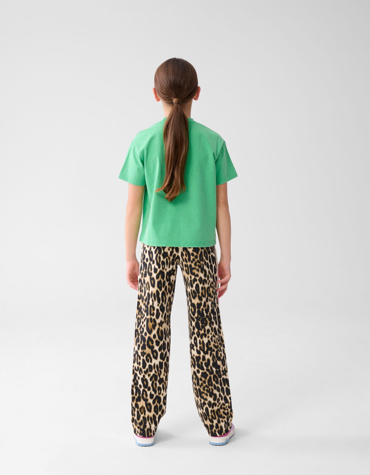 Kunstwerk T-shirt Gr&uuml;n SHOEBY GIRLS