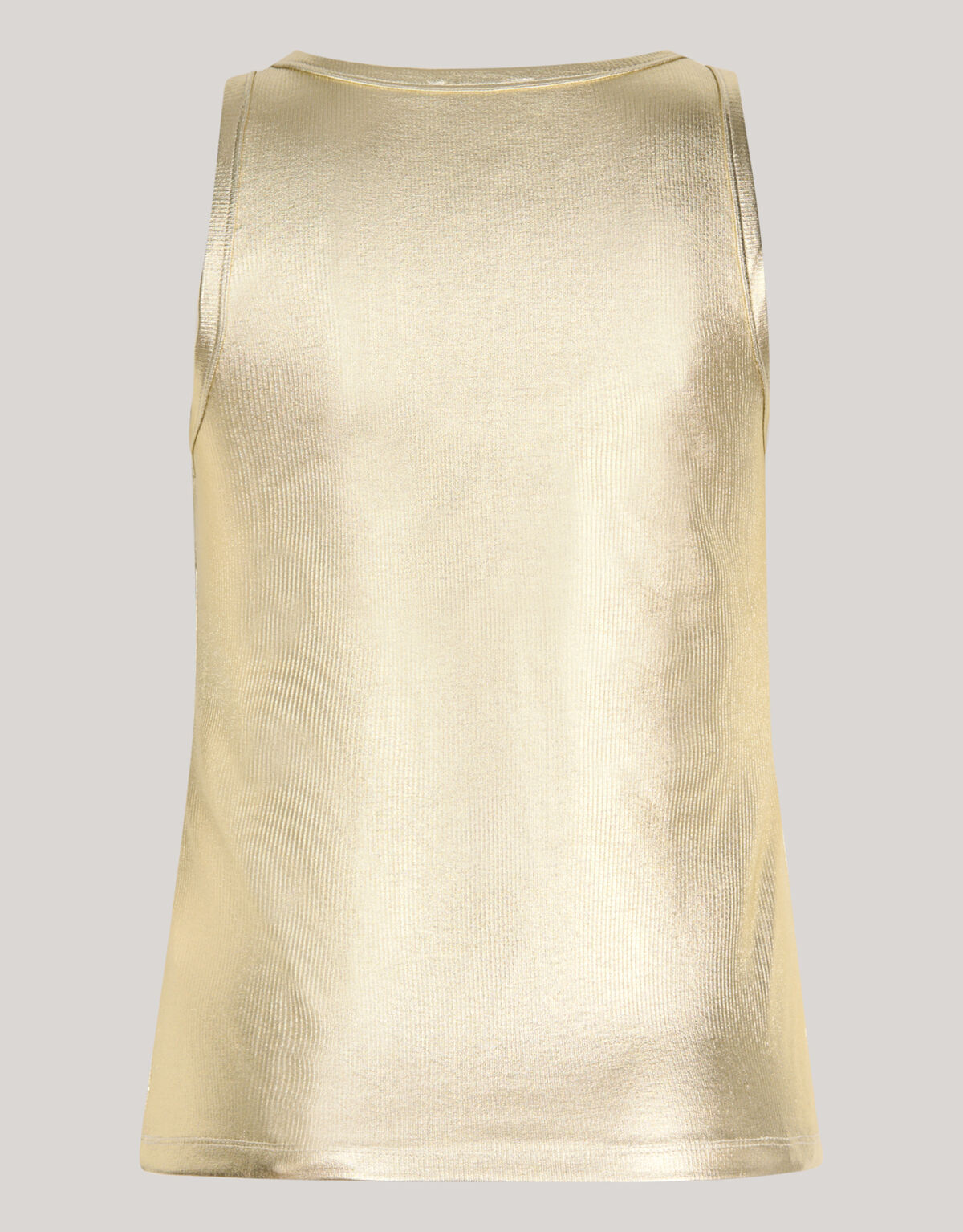 Metallic Rib Top Goud SHOEBY WOMEN