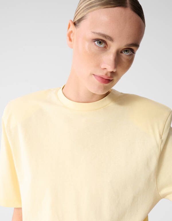 Blumen-T-Shirt Gelb SHOEBY WOMEN