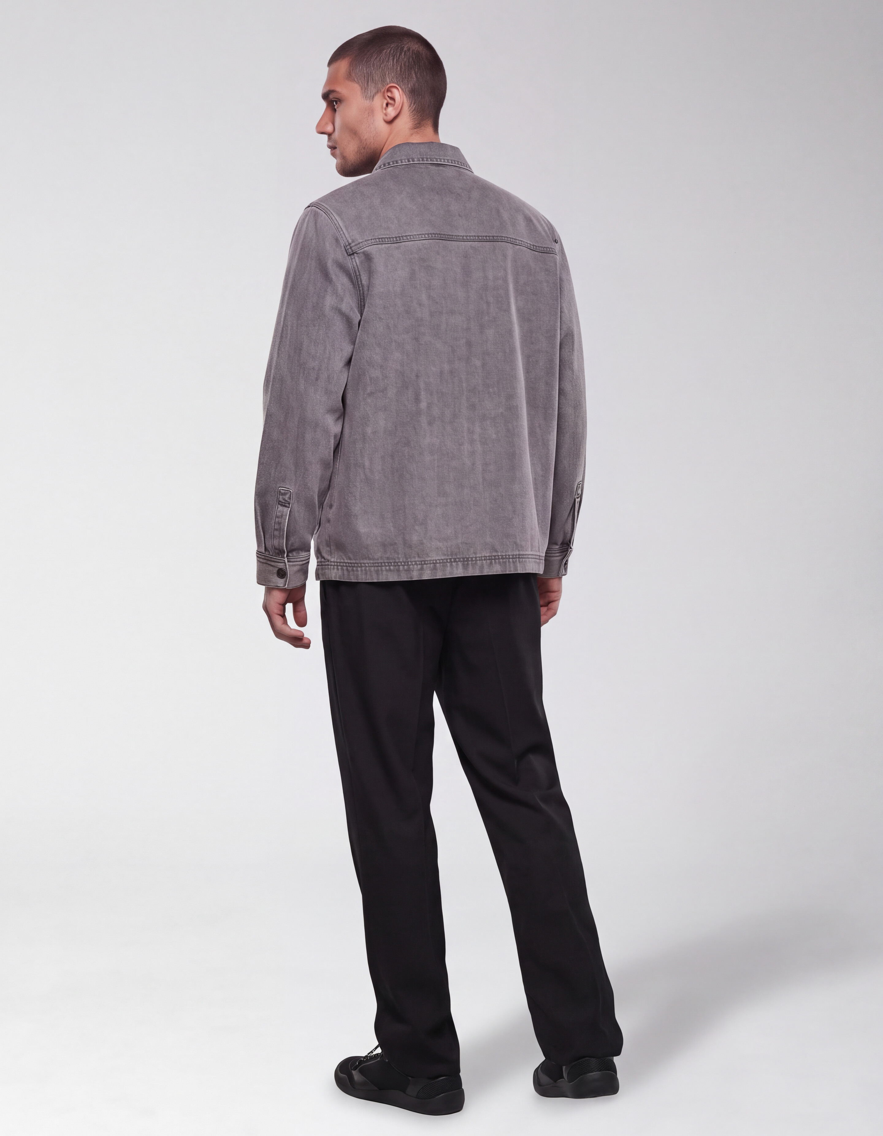 Twill Pintuck Hose Schwarz SHOEBY MEN