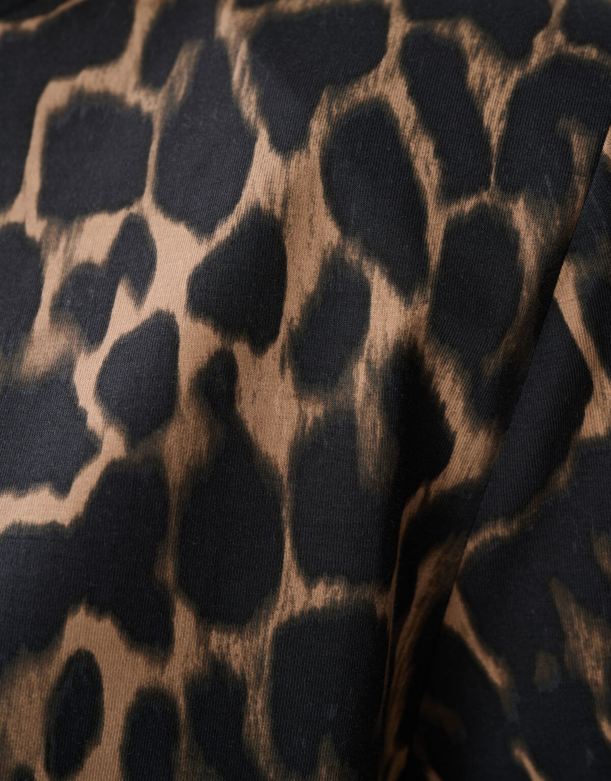 Padded Leopardenmuster T-Shirt Braun SHOEBY WOMEN