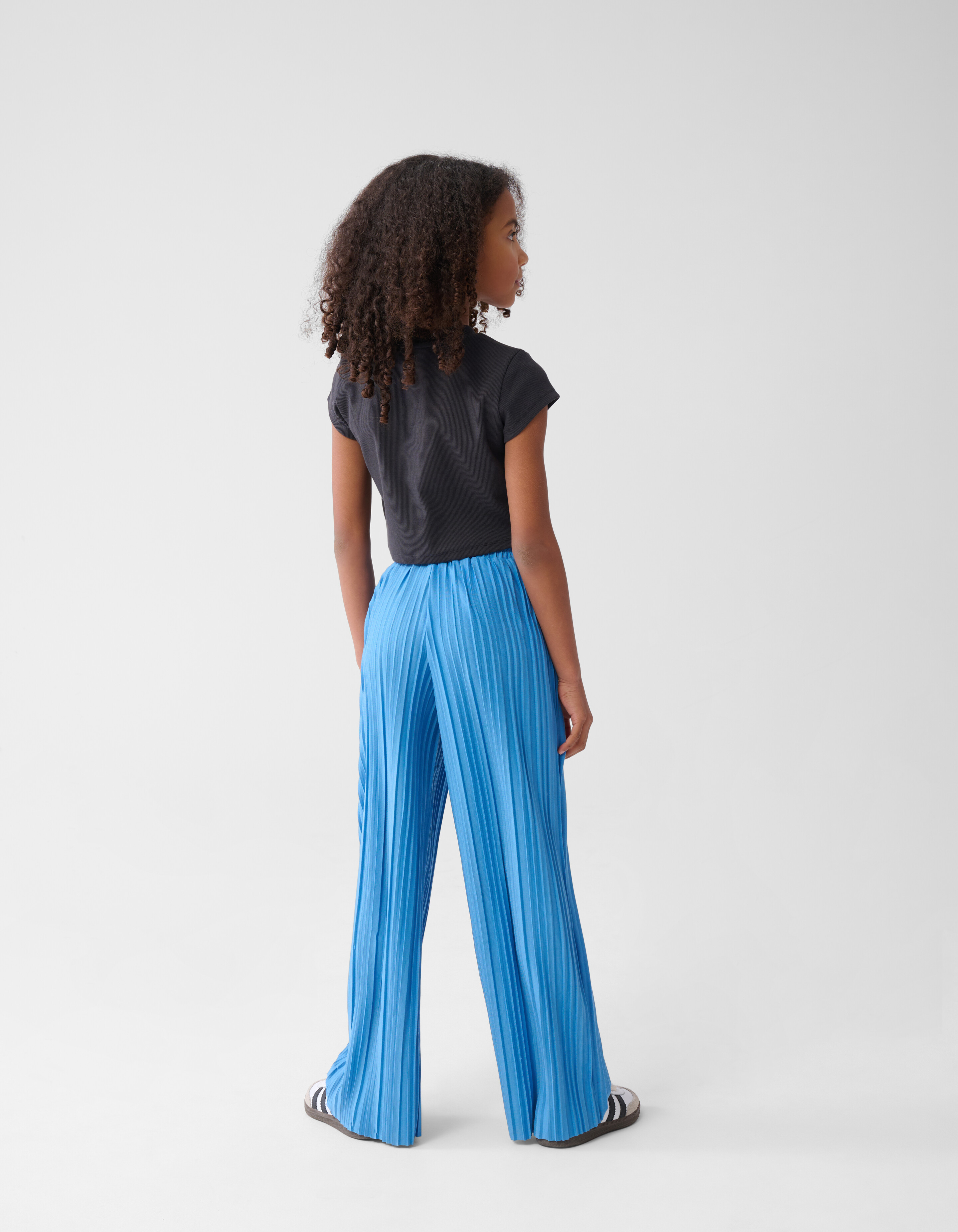Plissé-Hose Blau SHOEBY GIRLS