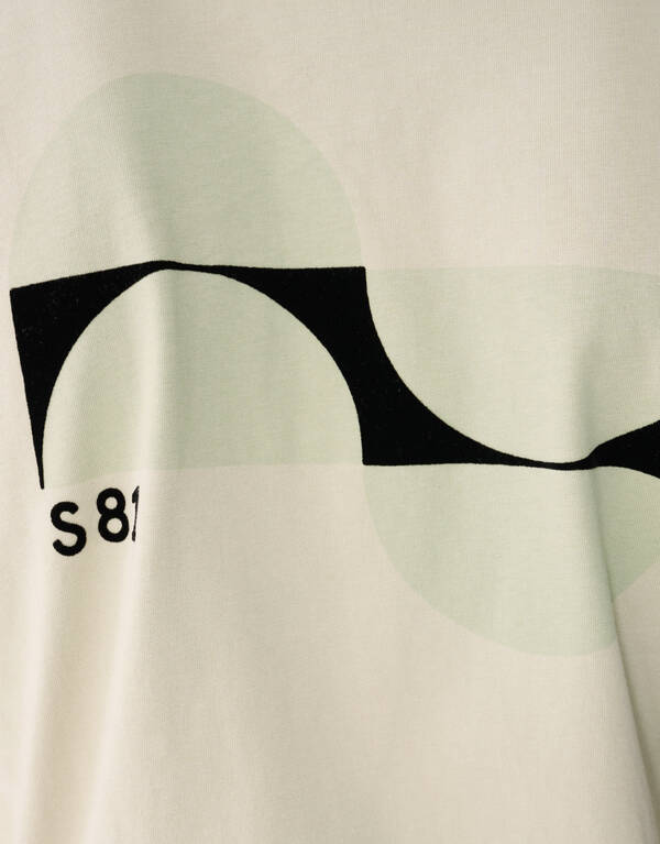 Fancy Artwork T-Shirt Hellgr&uuml;n SHOEBY MEN