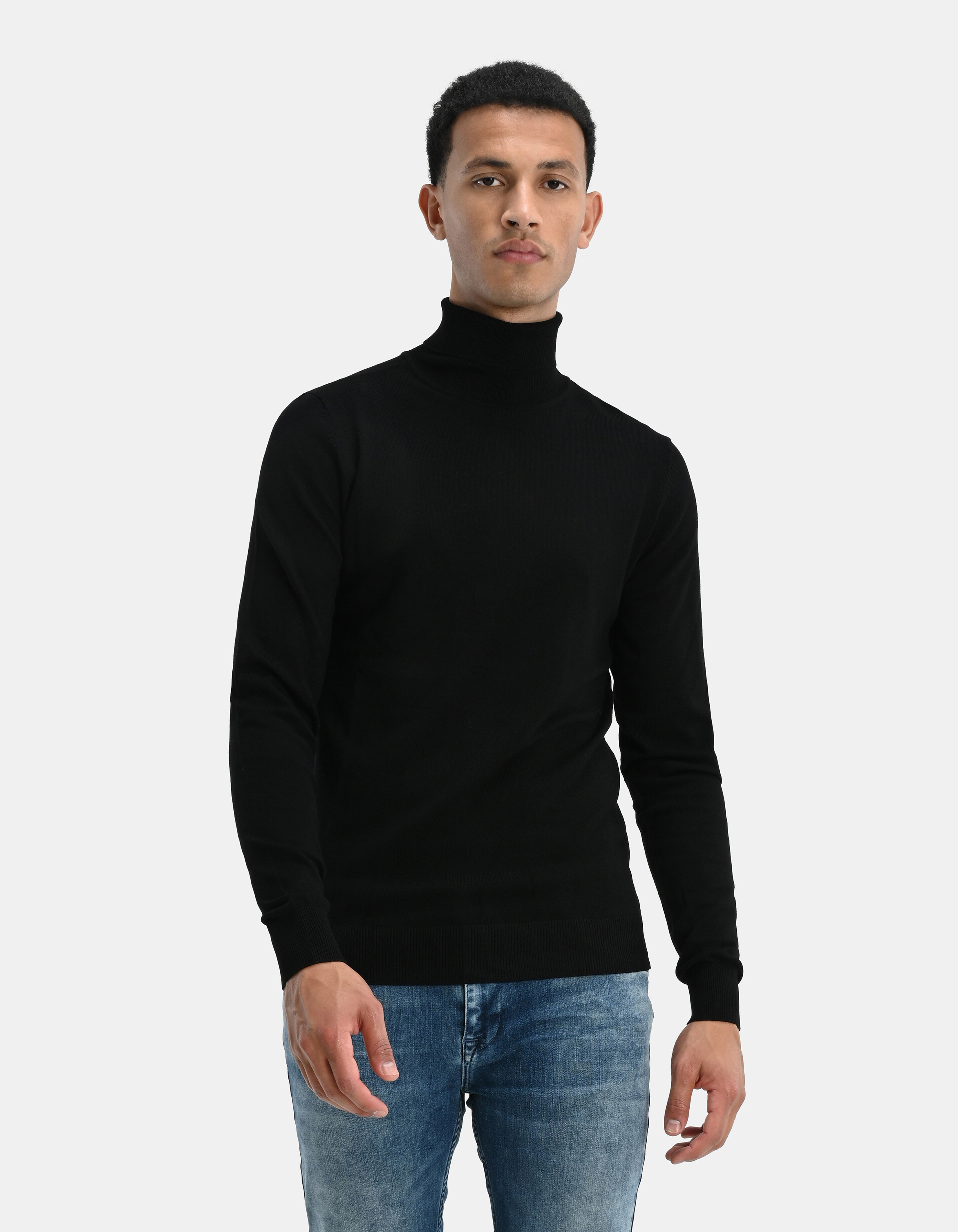 Rollkragenpullover Schwarz SHOEBY MEN