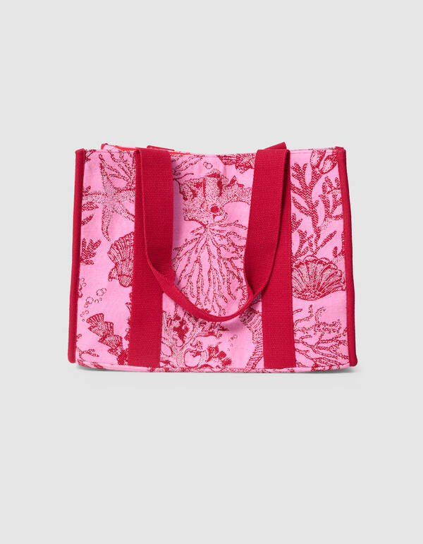 Jacquard Shopper Rosa SHOEBY ACCESSOIRES