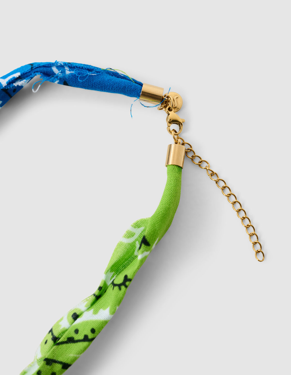 Bandana Charm Halskette Blau SHOEBY ACCESSOIRES