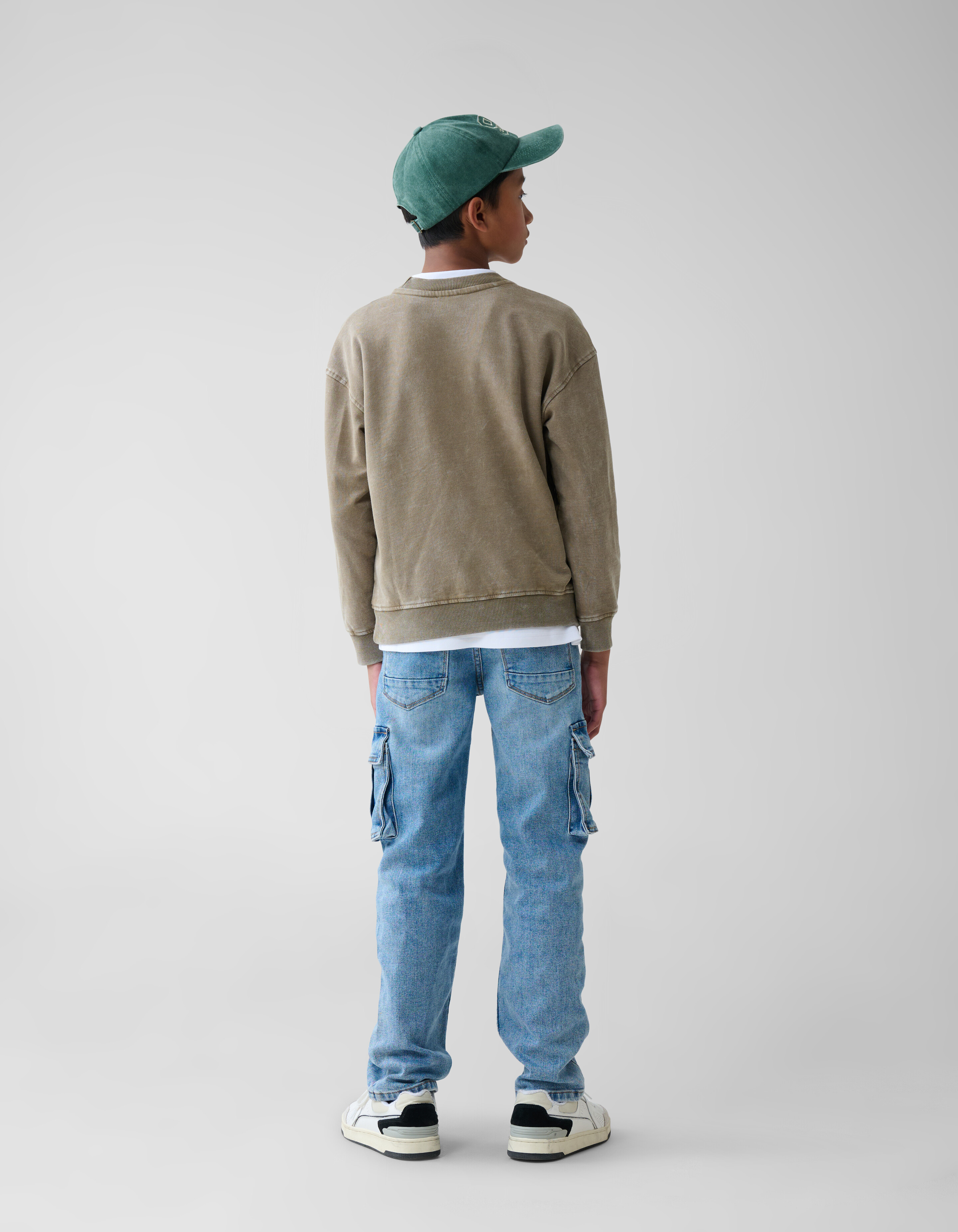 Washed Artwork Pullover Khaki SHOEBY BOYS