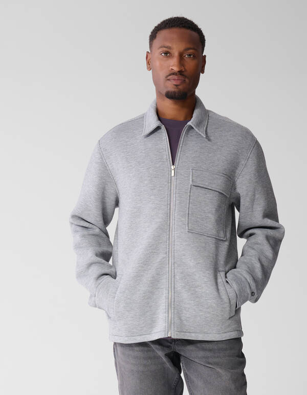 Scuba-Overshirt Hellgrau SHOEBY MEN