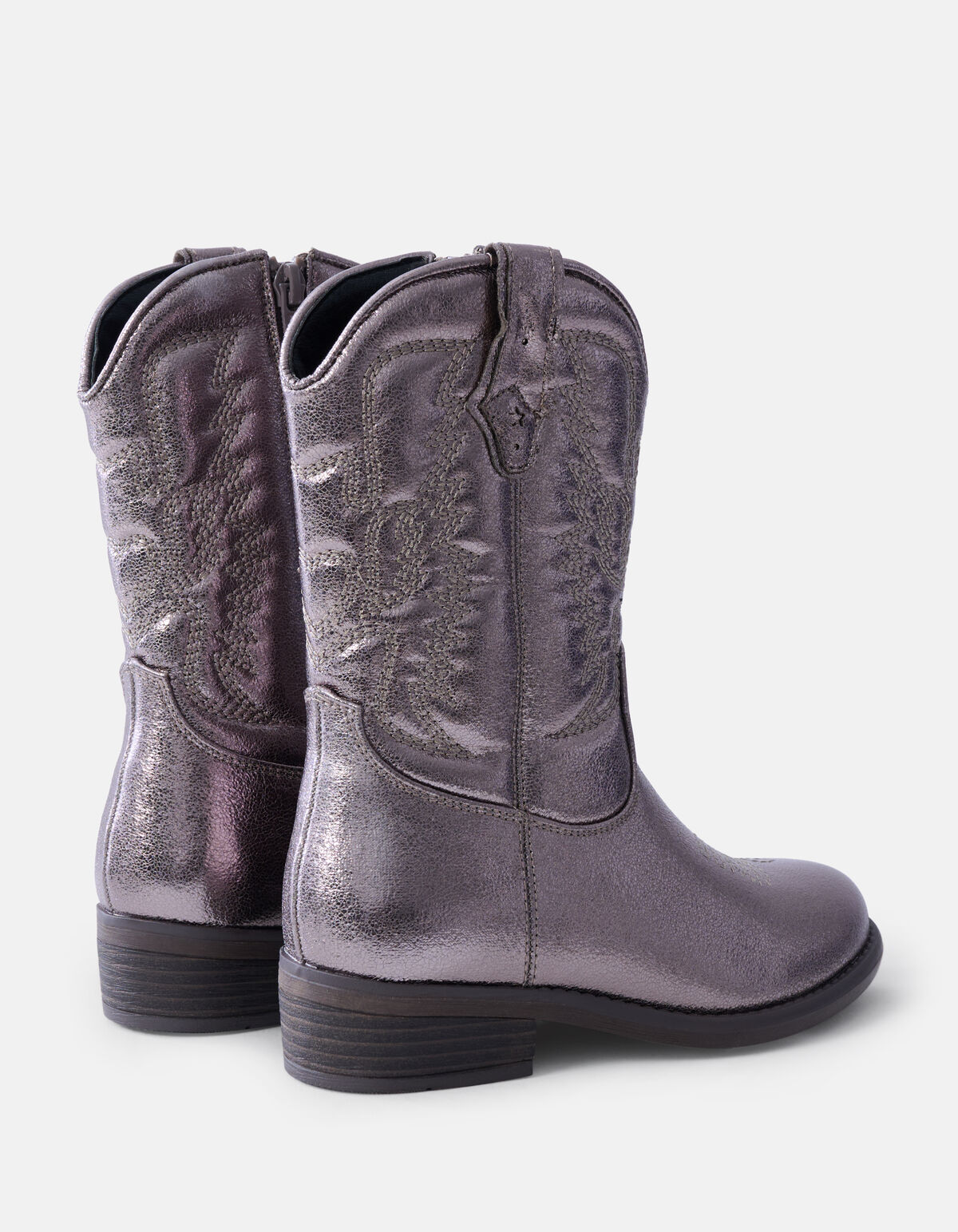 Cowboystiefel Silber SHOEBY SHOES