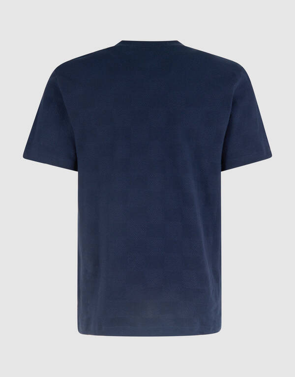 Patchwork T-shirt Donkerblauw SHOEBY MEN