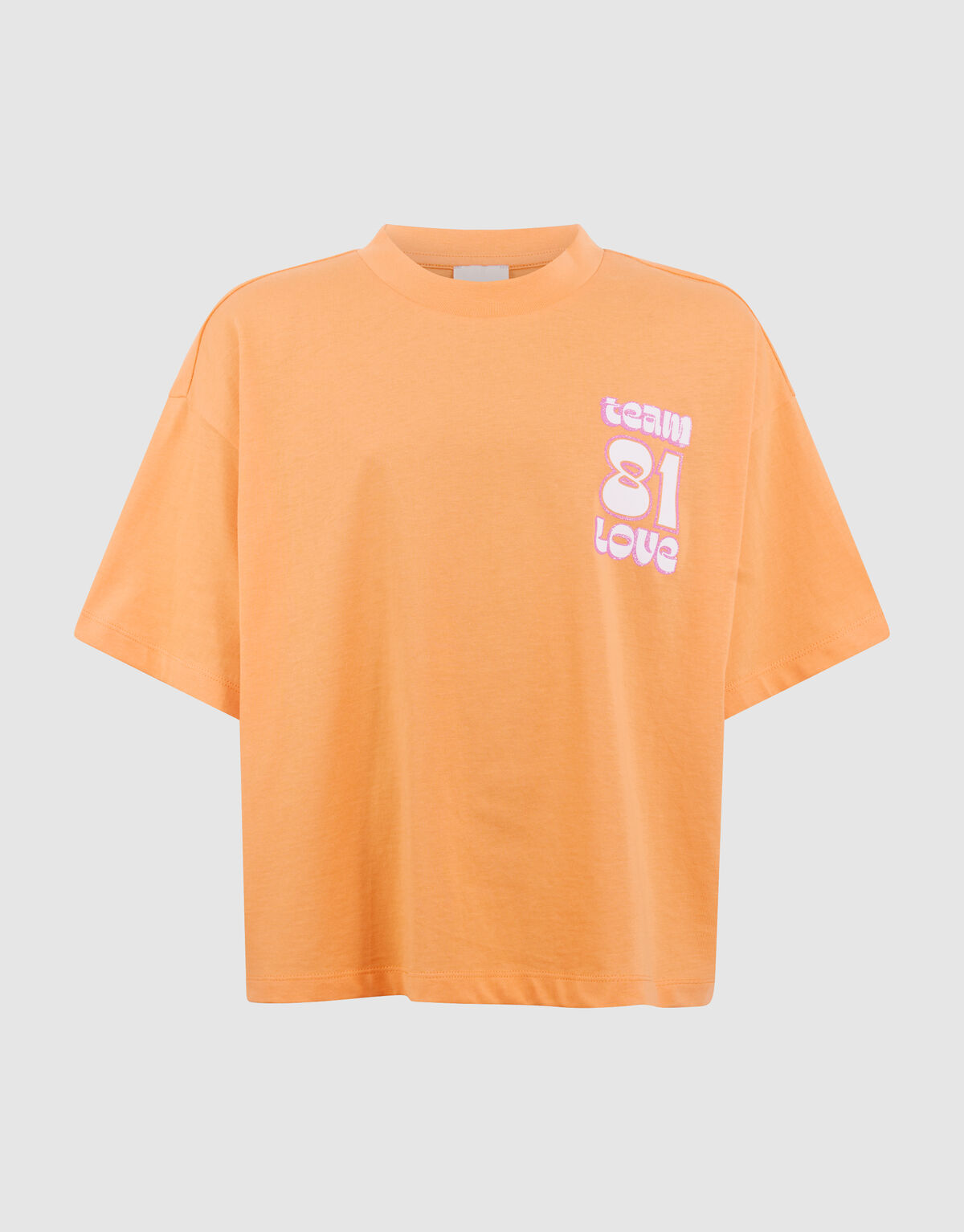 Team Love Artwork T-Shirt Orange SHOEBY GIRLS