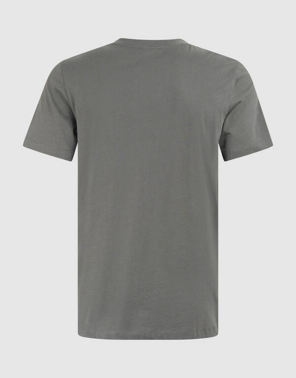 Blumenblock-T-Shirt Dunkelgrün SHOEBY MEN