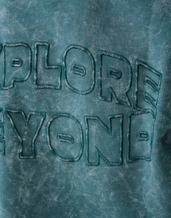 Washed Artwork Pullover Dunkelblau SHOEBY BOYS