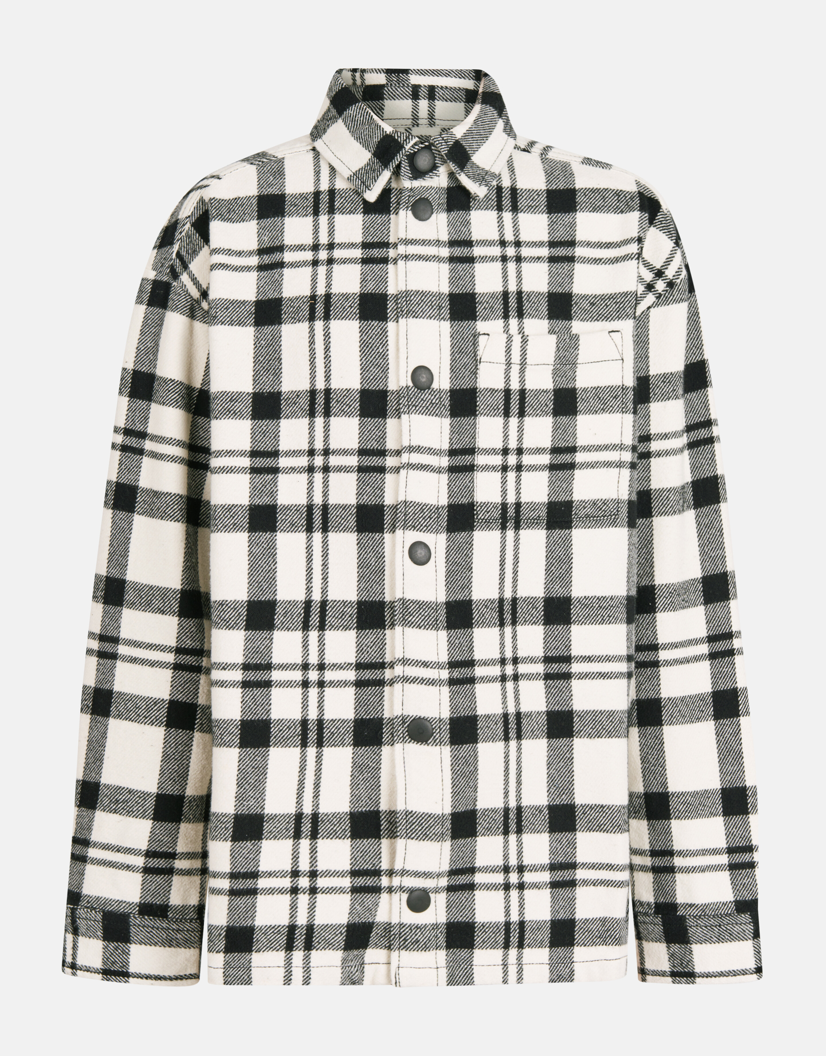 Ruiten Overshirt Zwart/Wit SHOEBY BOYS