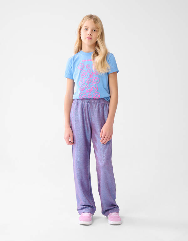 Kunstwerk T-shirt Blau SHOEBY GIRLS