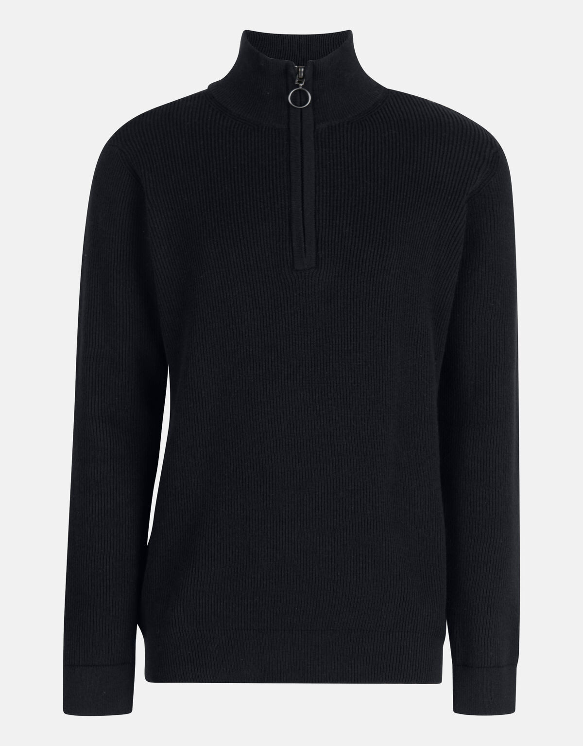 Pullover mit Reißverschluss Schwarz SHOEBY BOYS
