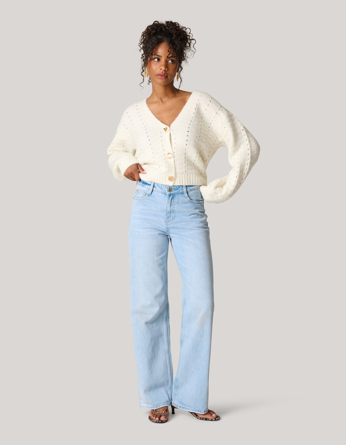Weiche Strickjacke Off-white SHOEBY WOMEN