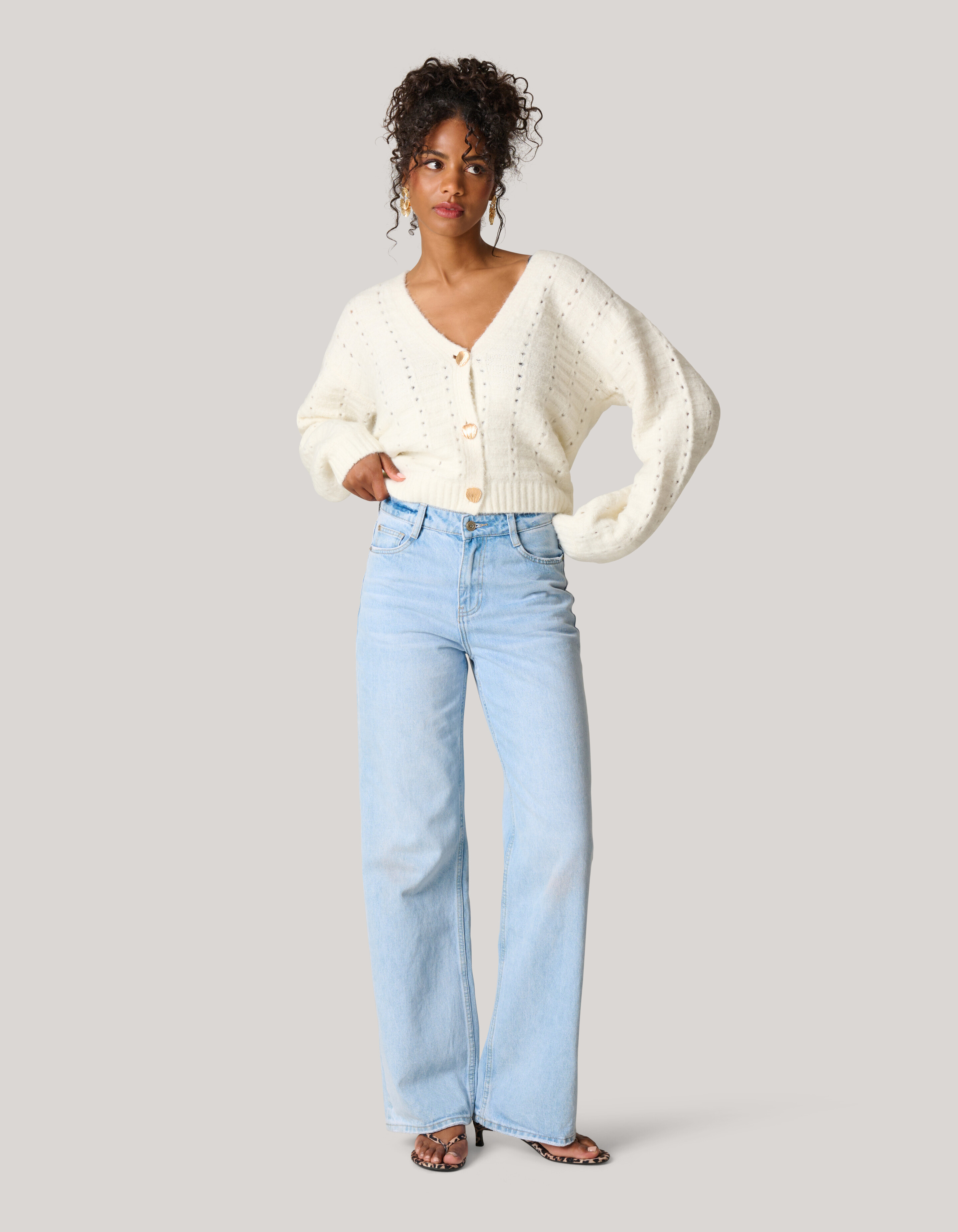 Weiche Strickjacke Off-white SHOEBY WOMEN