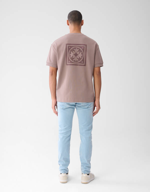 Artwork T-shirt Hellbraun SHOEBY MEN