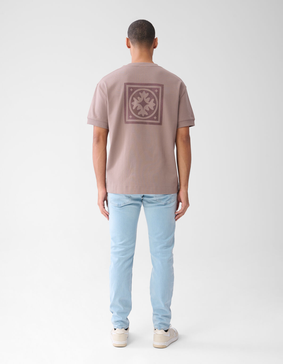 Artwork T-shirt Hellbraun SHOEBY MEN