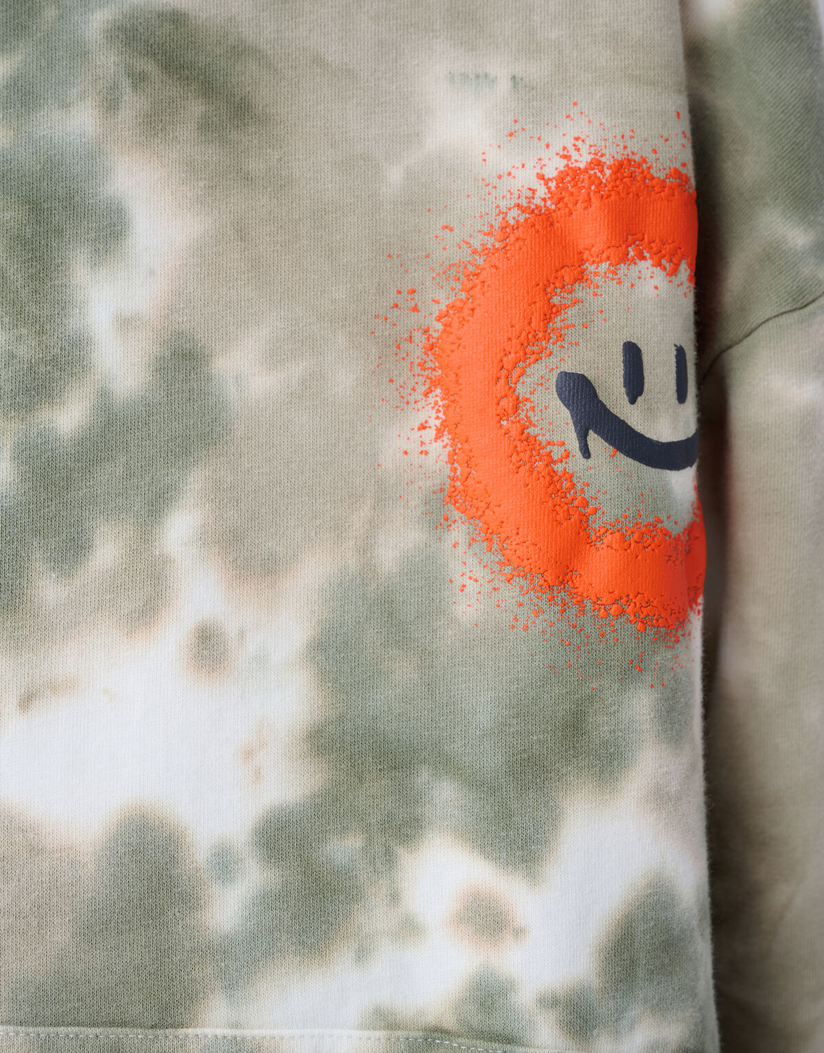 Tie Dye Hoodie Gr&uuml;n SHOEBY BOYS