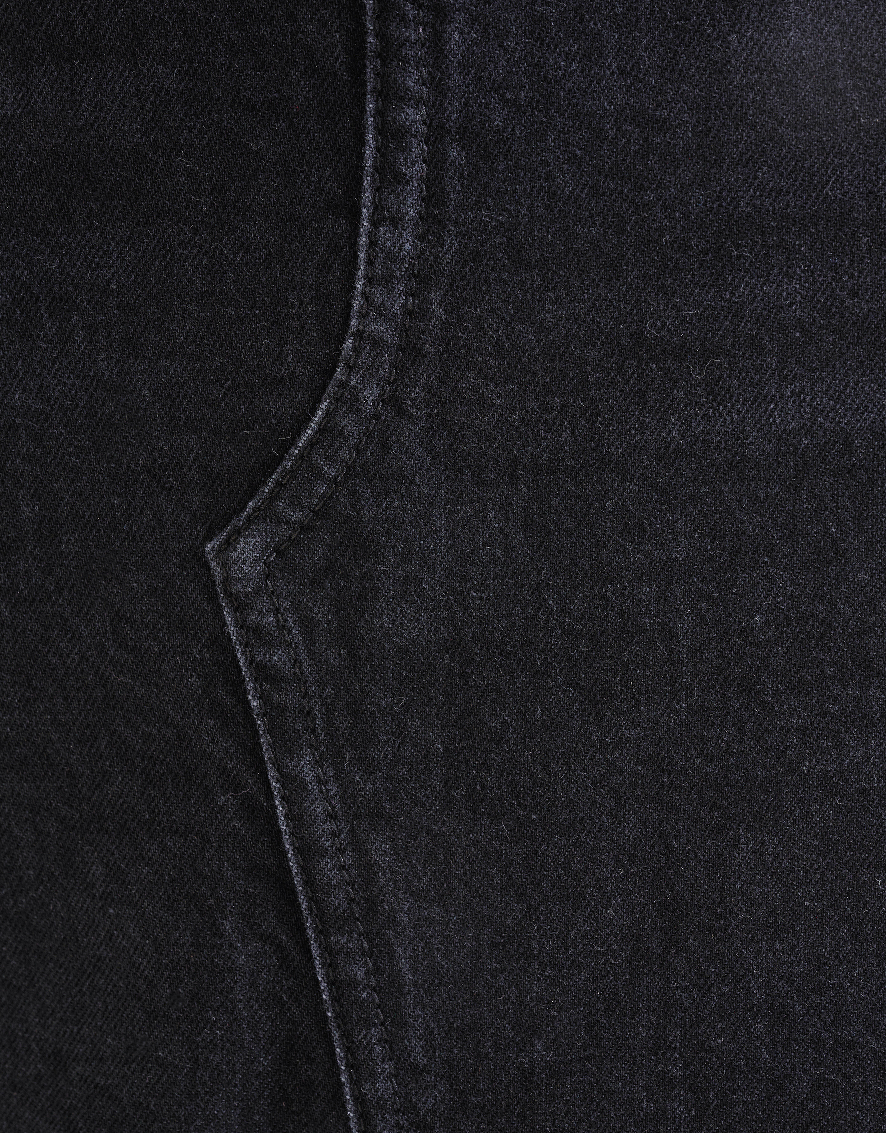 Midirock aus Denim Schwarz SHOEBY WOMEN
