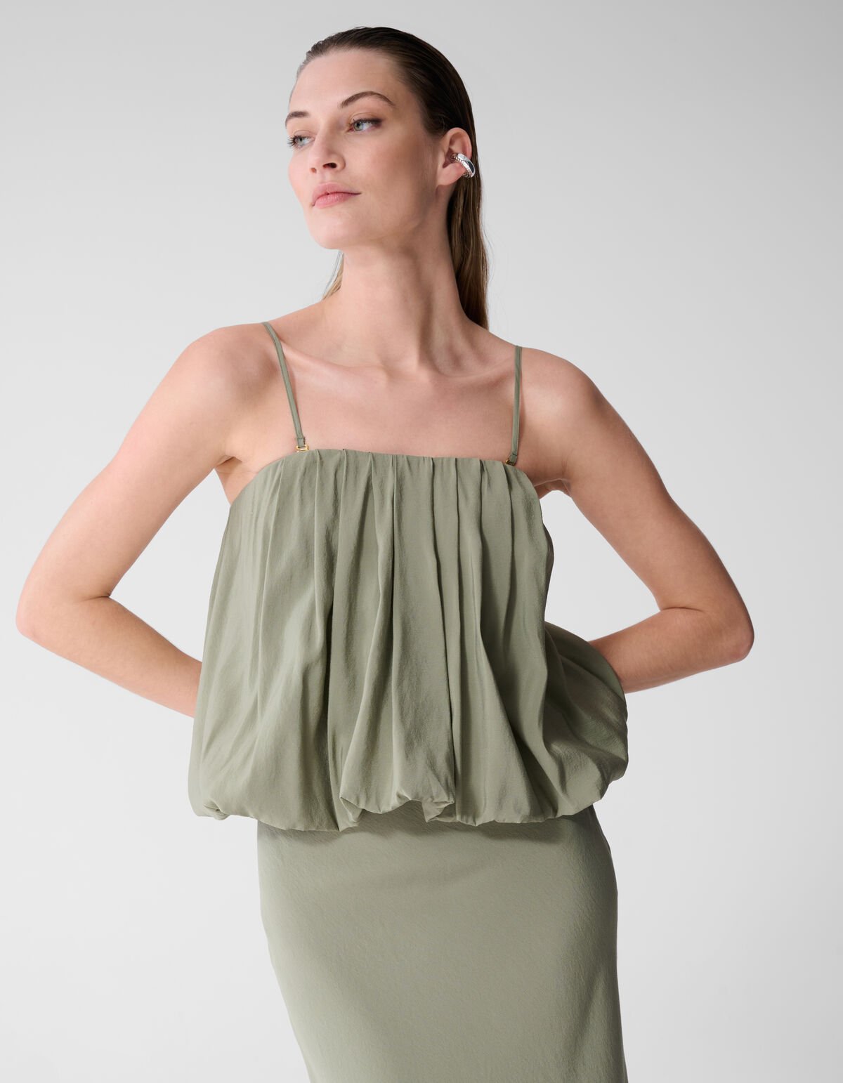 Gefaltete Oberseite Hellgr&uuml;n Bei Lonneke SHOEBY WOMEN