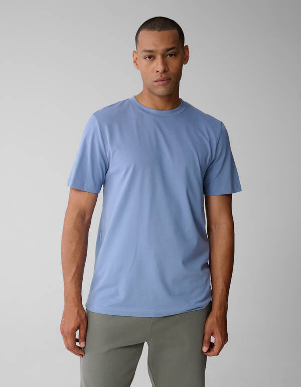 Text Artwork T-shirt Hellblau SHOEBY MEN