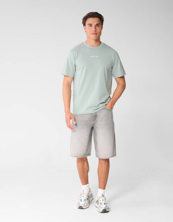 Eighty One Text T-Shirt Hellgr&uuml;n SHOEBY MEN