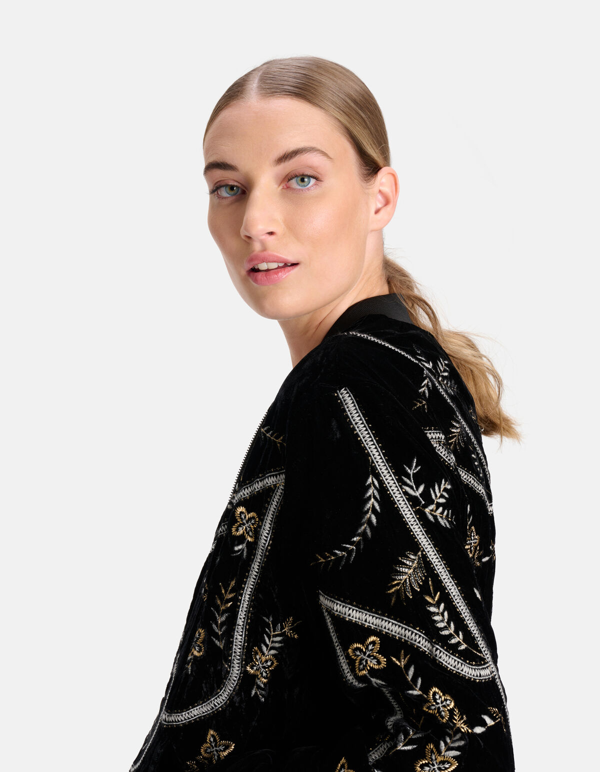 Satin-Bomberjacke Schwarz By Mieke SHOEBY WOMEN