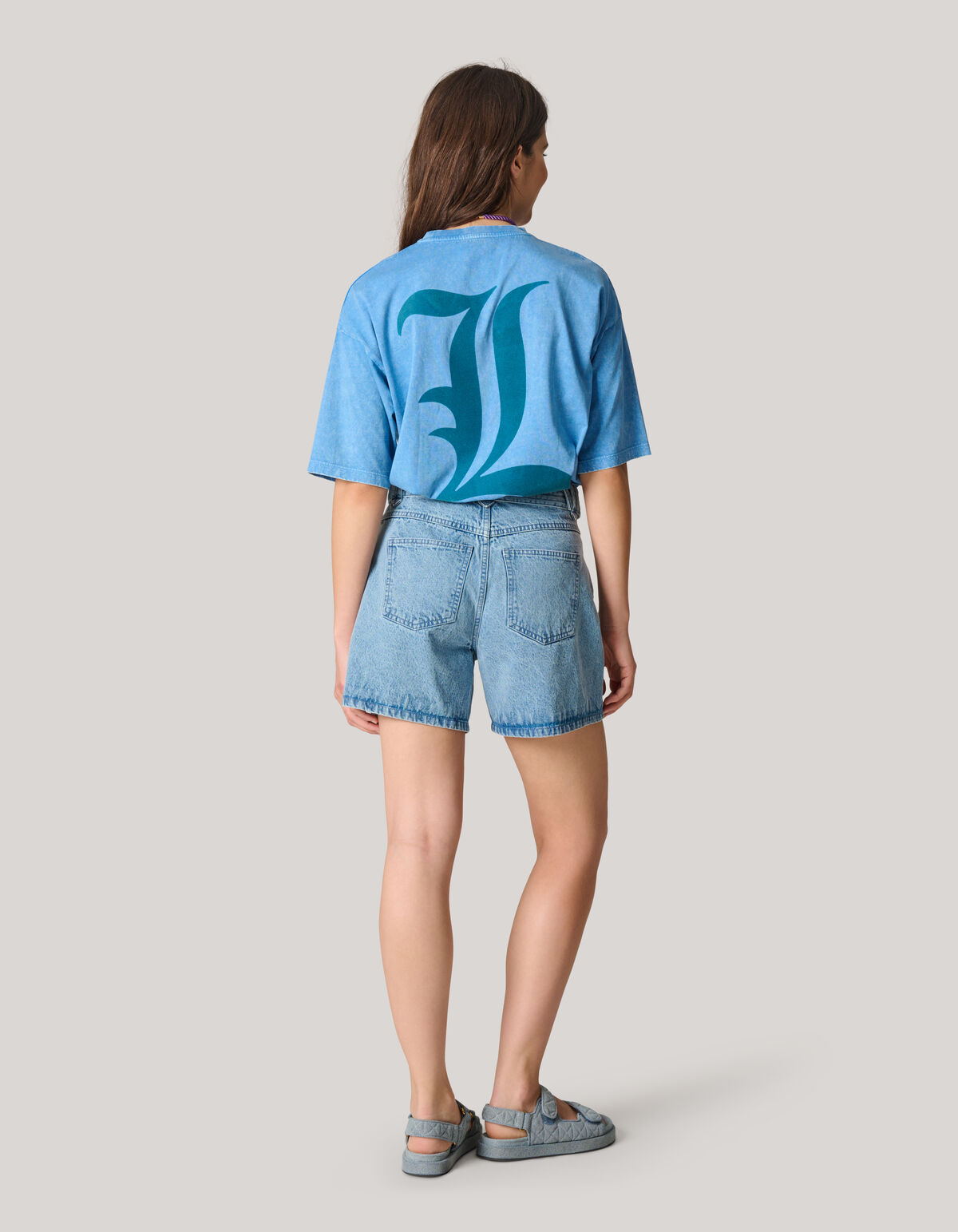 Verzierte Denim-Shorts von Lizzy SHOEBY WOMEN