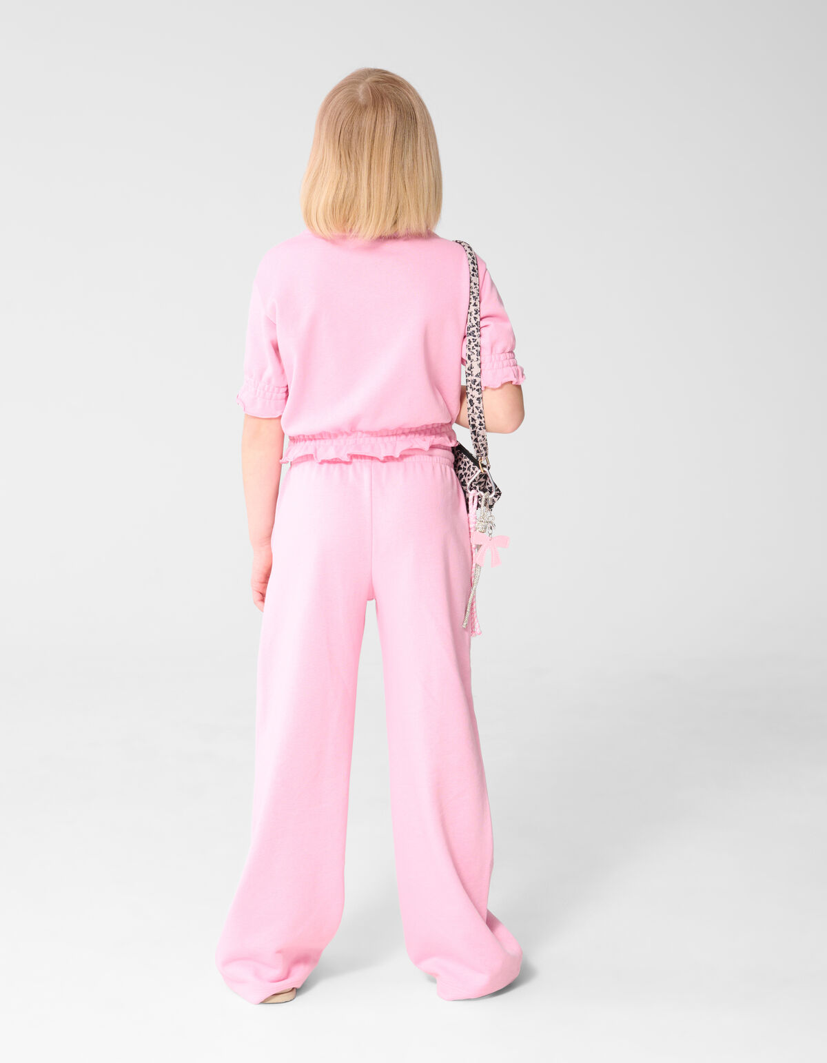 Sweat Hose mit weitem Bein Hellrosa SHOEBY GIRLS