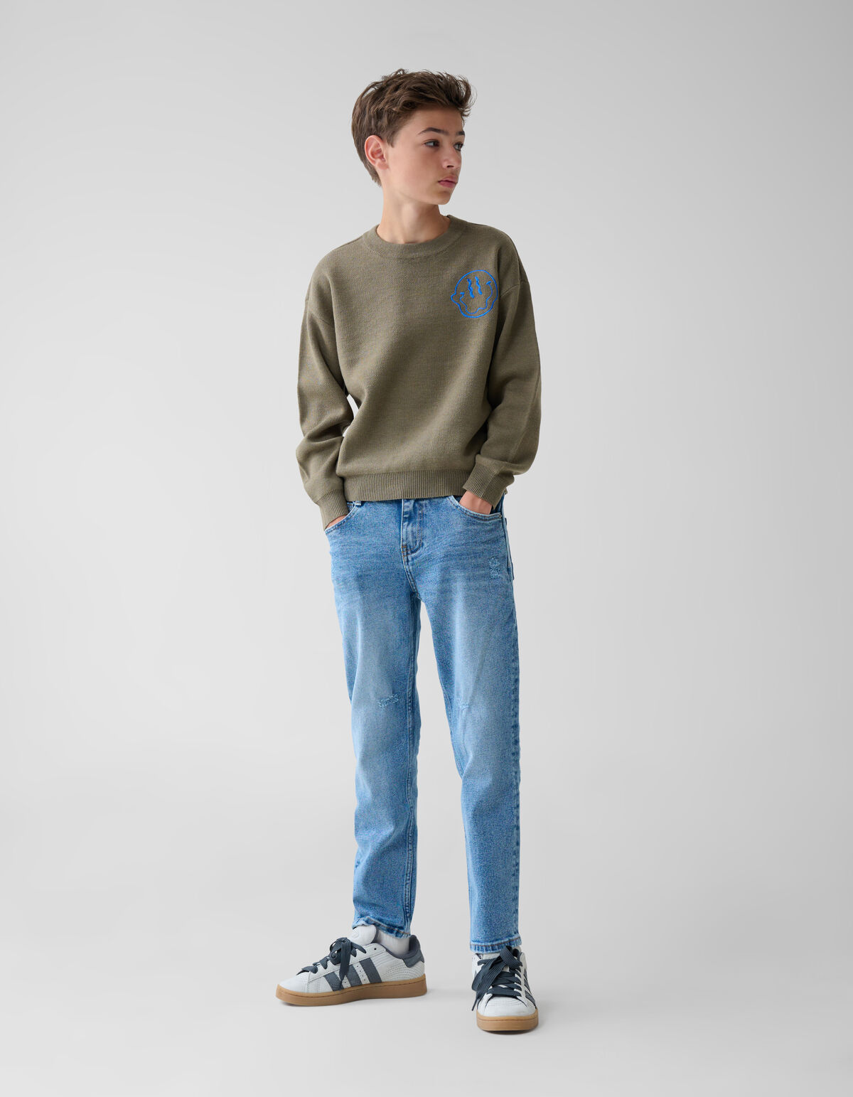 Skate Pullover Khaki SHOEBY BOYS