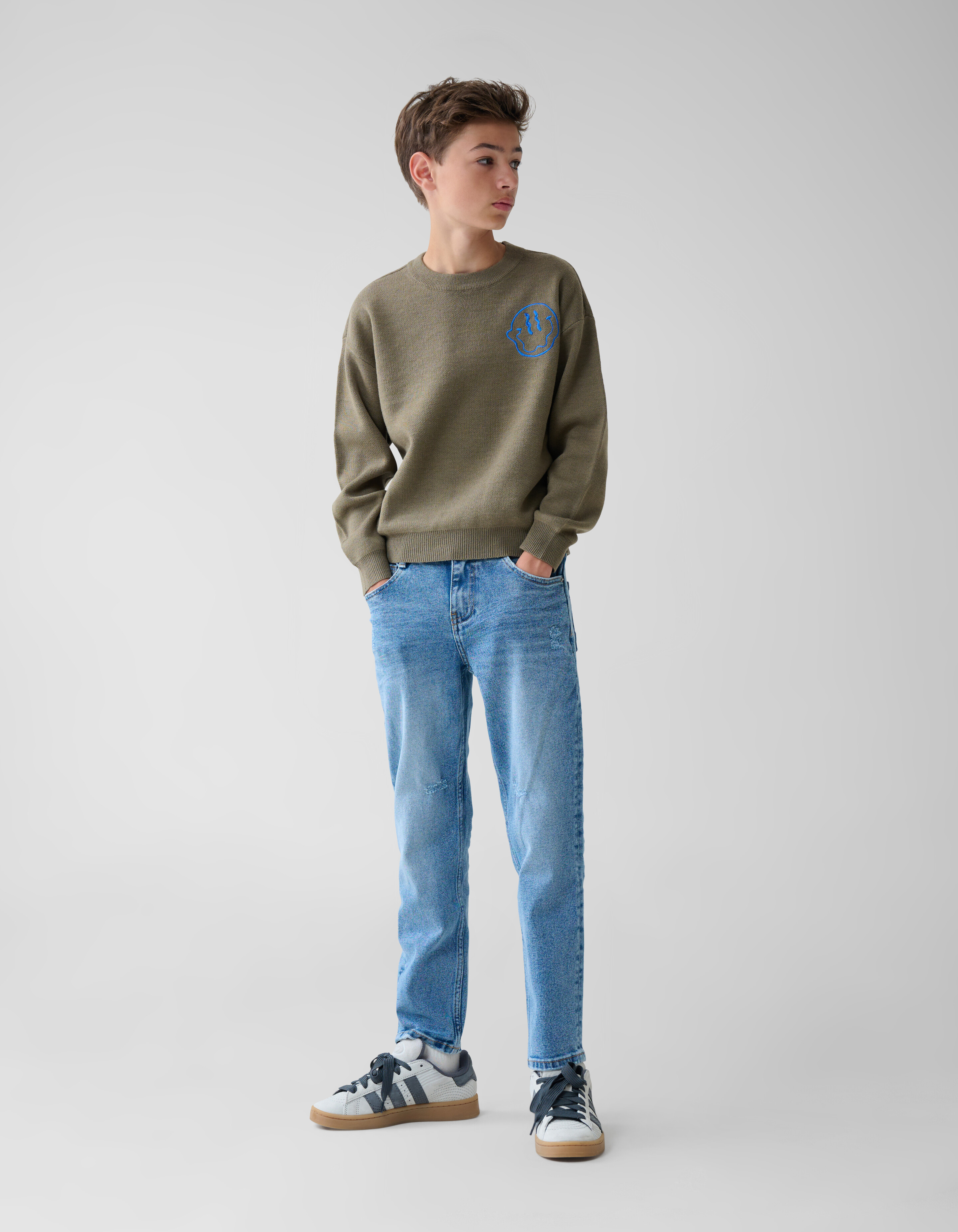 Skate Pullover Khaki SHOEBY BOYS