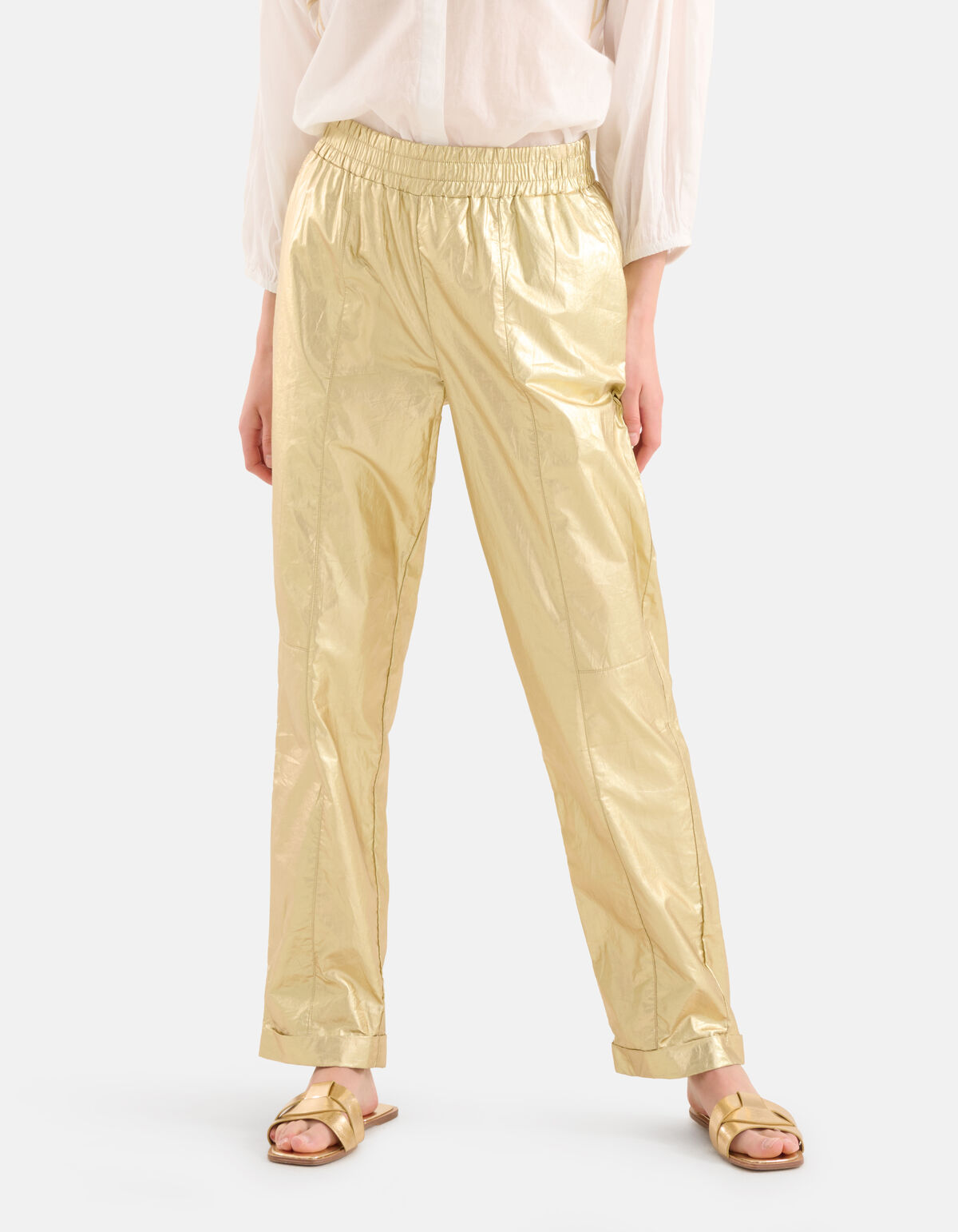 Metallischer Jogger Gold SHOEBY WOMEN